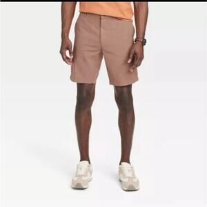 Goodfellow & Co Every Wear 9" Slim Fit Flat Front Chino Shorts -Mens 42